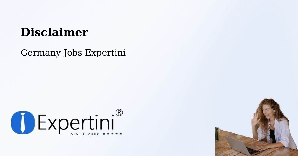 Disclaimer – Sternberg - Germany Jobs Expertini